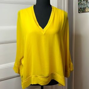 ZARA‎ CANARY YELLOW BLOUSE